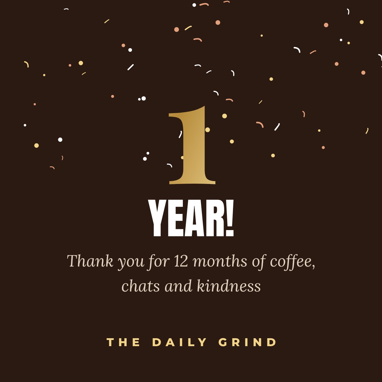 Thank You Customers Post — editable social media template