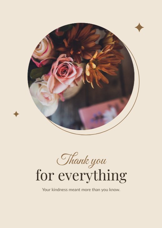 Thank You Greeting Card