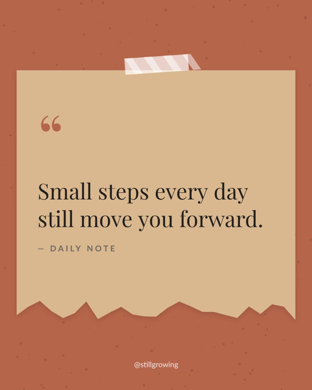 Torn Paper Quote Post — editable social media template