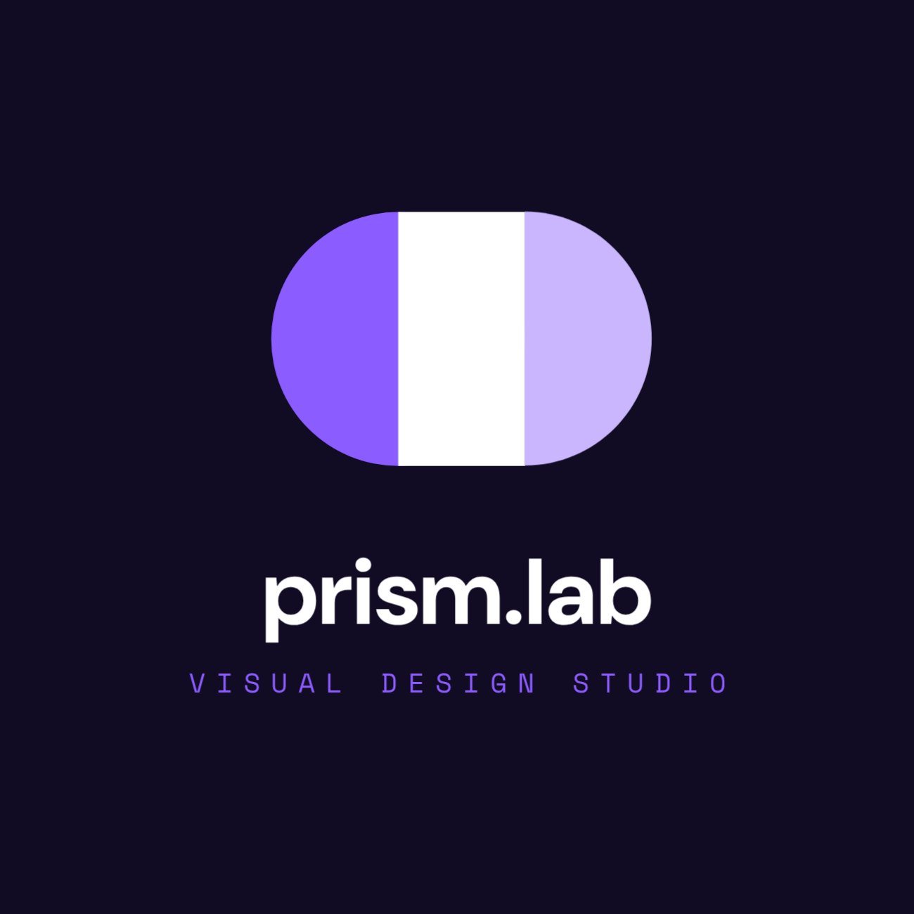Violet Geometric Studio Logo — editable business template
