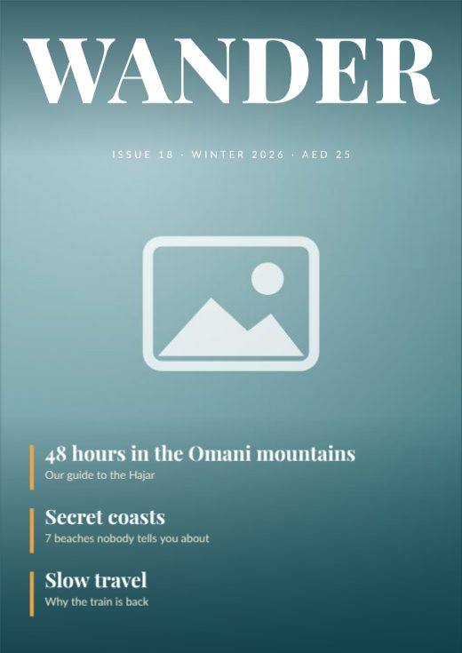 Wander Travel Magazine template