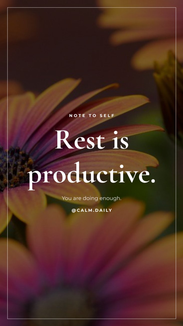 Wellness Quote Story — editable social media template