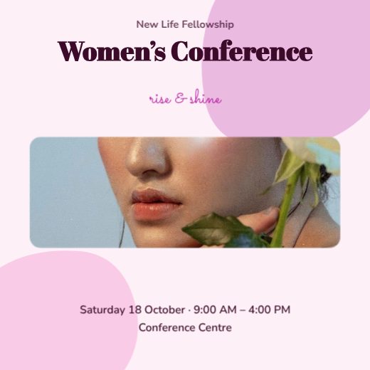Women’s Conference Church Post template