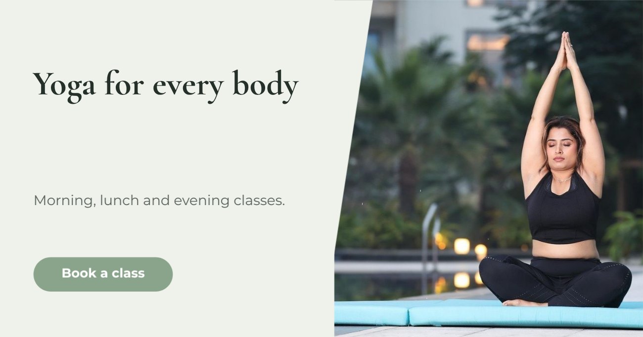 Yoga Facebook Banner — editable social media template