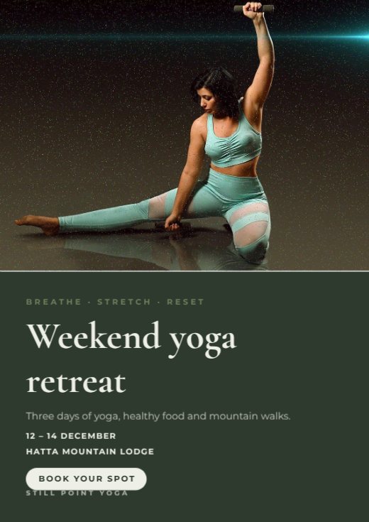 Yoga Retreat Poster