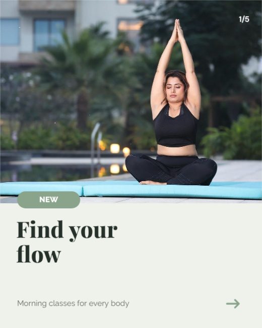 Yoga Studio Instagram Carousel template
