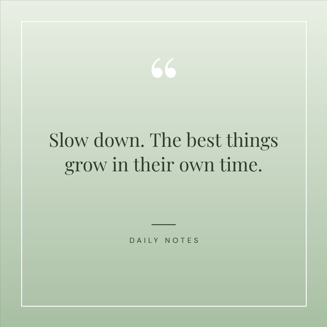 Calm Quote — editable social media template