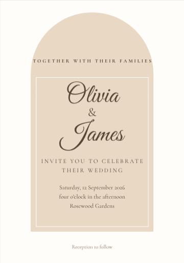 Classic Arch Wedding template