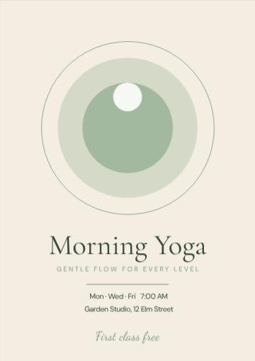 Morning Yoga template