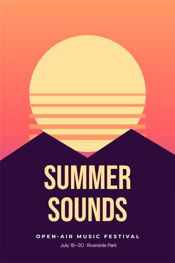 Summer Sounds template