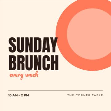 Sunday Brunch template