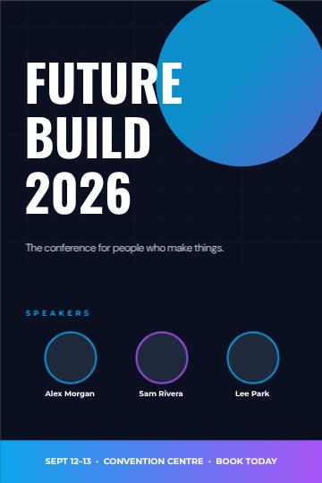 Tech Conference template