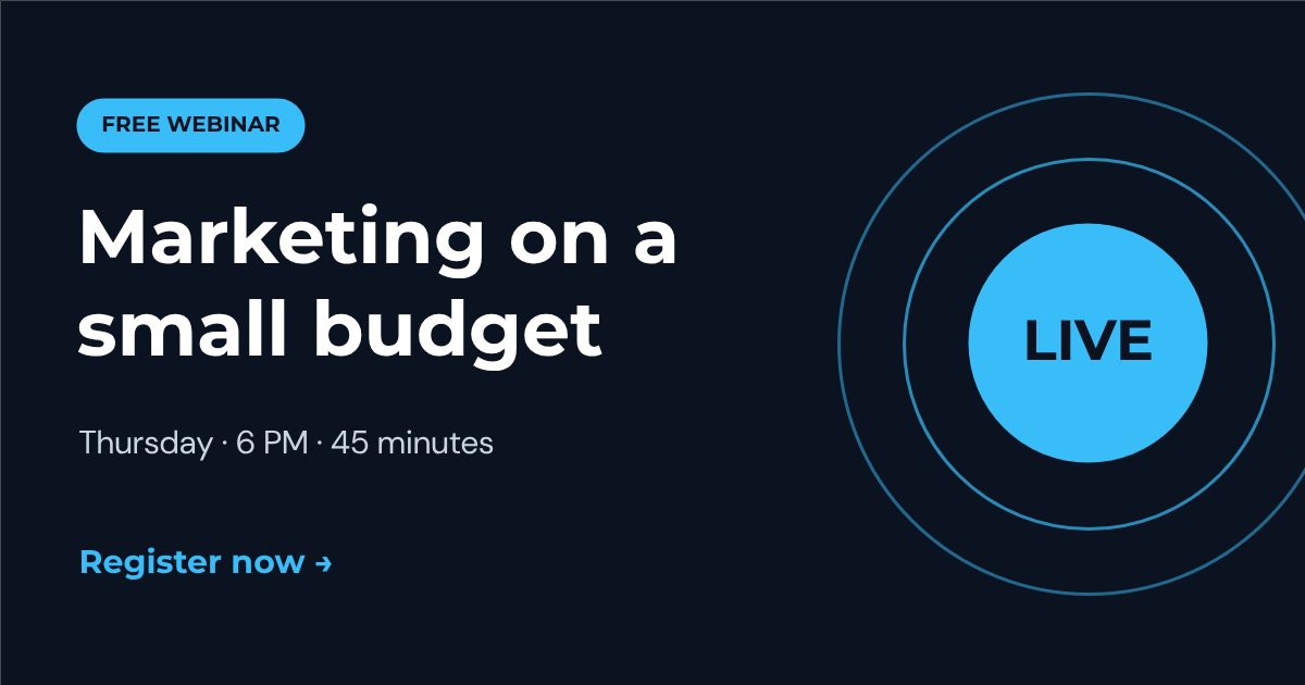 Webinar Promo — editable marketing template